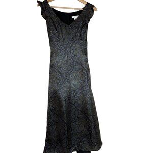 Barneys New York 100% Silk Vintage Dress Womens Size 10